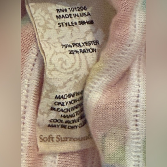 Soft Surroundings Pastel Knit Top - Picture 5 of 7